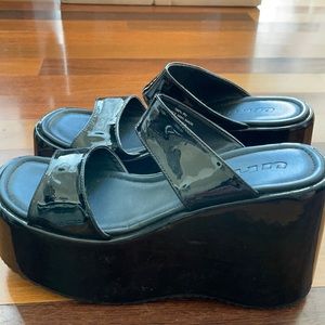 Black real unif shoes